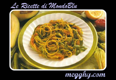 Spaghetti con Crema, Avocado e Zucchine