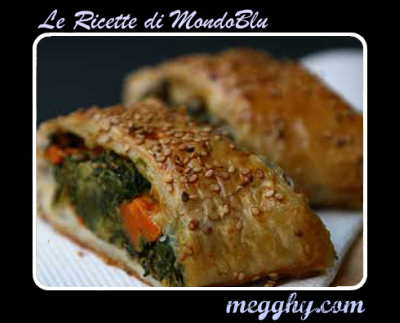 Strudel di verdure e formaggio
