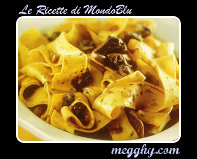 Pappardelle con coniglio e salsa di noci