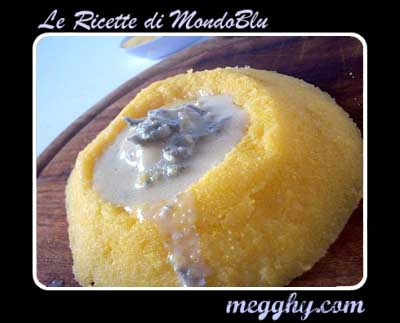 Polenta con funghi e gorgonzola