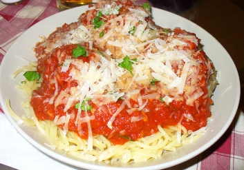 Spaghetti in rosso