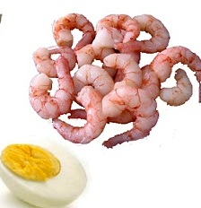 Gamberi e uova alla duchessa