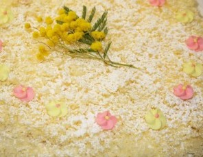 Pane di spugna mimose