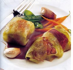 Rosette di vitello al prosciutto