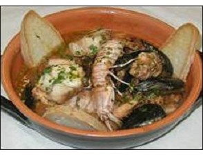 Zuppa di verdure e pesce