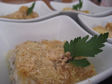 Gratin di patate e sardine