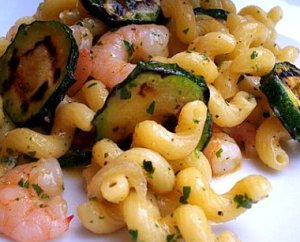 Insalata di gamberi e zucchine
