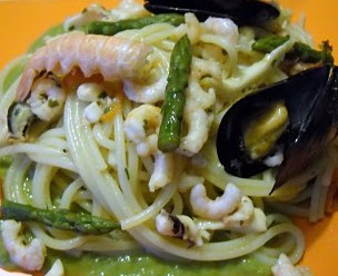 Crema di asparagina senza glutine