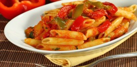 Mezze maniche con i peperoni