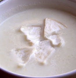 Crema di sedano e porri senza glutine