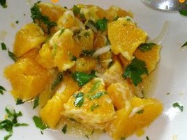 Insalata di arance con le noci