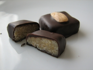 Cioccolatini alle mandorle senza glutine