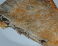 Sfoglia con capesante e porri