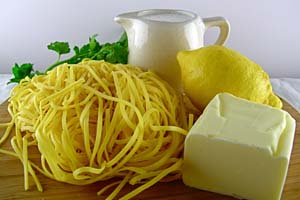 Tagliolini al limone