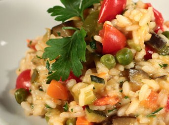 Teglia di riso e verdure