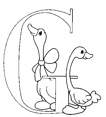 Disegno 17 Alfabeto animali