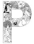 Disegno 29 Alfabeto animali