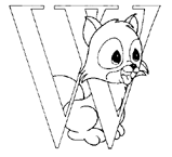 Disegno 8 Alfabeto animali