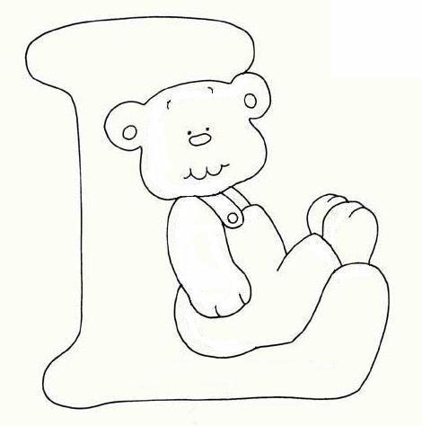 Disegno 12 Alfabeto con orso