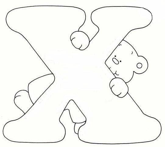 Disegno 24 Alfabeto con orso