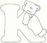 Disegno 11 Alfabeto con orso