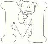 Disegno 13 Alfabeto con orso