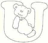 Disegno 21 Alfabeto con orso
