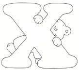 Disegno 24 Alfabeto con orso