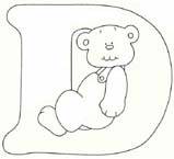 Disegno 4 Alfabeto con orso