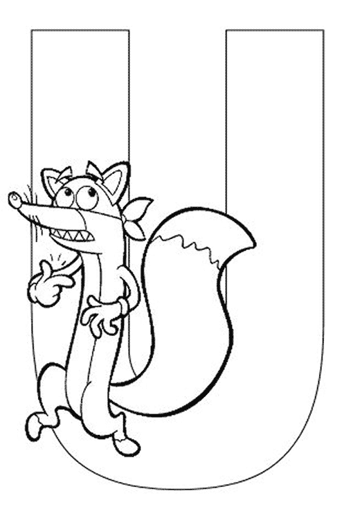 Disegno 21 Alfabeto dora