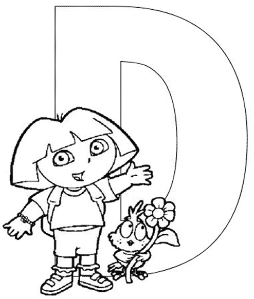 Disegno 4 Alfabeto dora