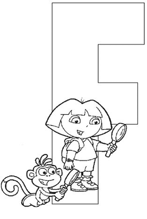 Disegno 6 Alfabeto dora