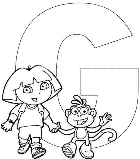 Disegno 7 Alfabeto dora