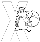 Disegno 24 Alfabeto dora