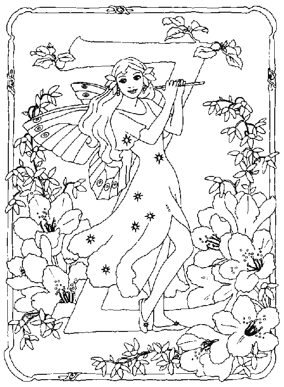 Disegno 24 Alfabeto fatina