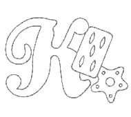 Disegno 11 Alfabeto natalizio