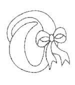 Disegno 15 Alfabeto natalizio