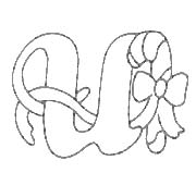 Disegno 21 Alfabeto natalizio