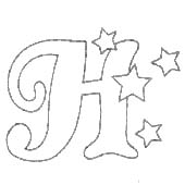 Disegno 8 Alfabeto natalizio