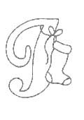 Disegno 9 Alfabeto natalizio