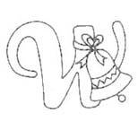Disegno 23 Alfabeto natalizio