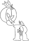 Disegno 9 Alfabeto uccellini