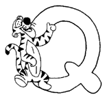 Disegno 17 Alfabeto winnie the pooh