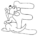 Disegno 5 Alfabeto winnie the pooh