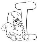 Disegno 9 Alfabeto winnie the pooh