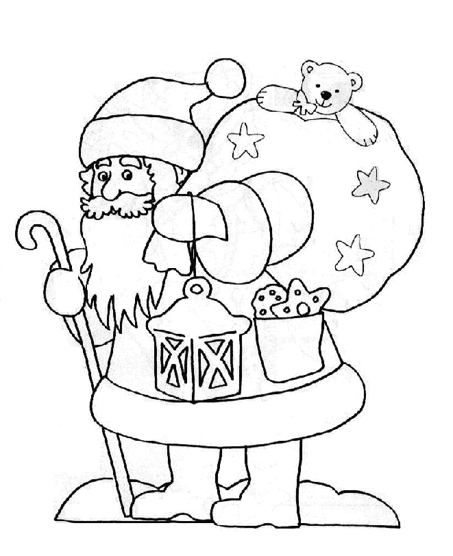 Disegno 11 Babbo natale