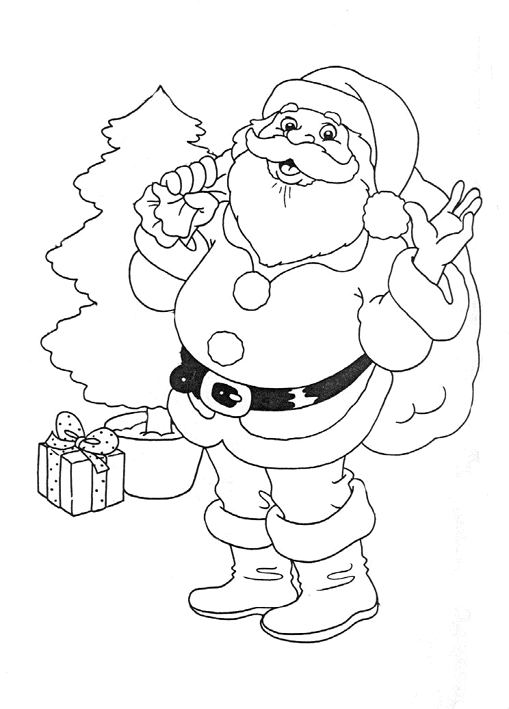 Disegno 13 Babbo natale