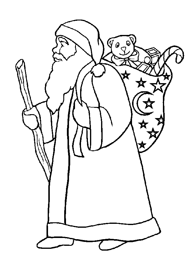 Disegno 20 Babbo natale