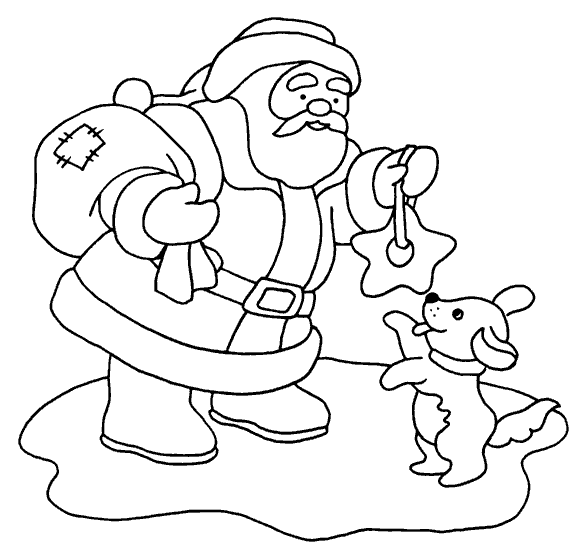 Disegno 31 Babbo natale