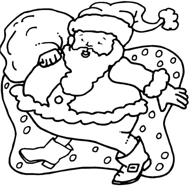Disegno 34 Babbo natale